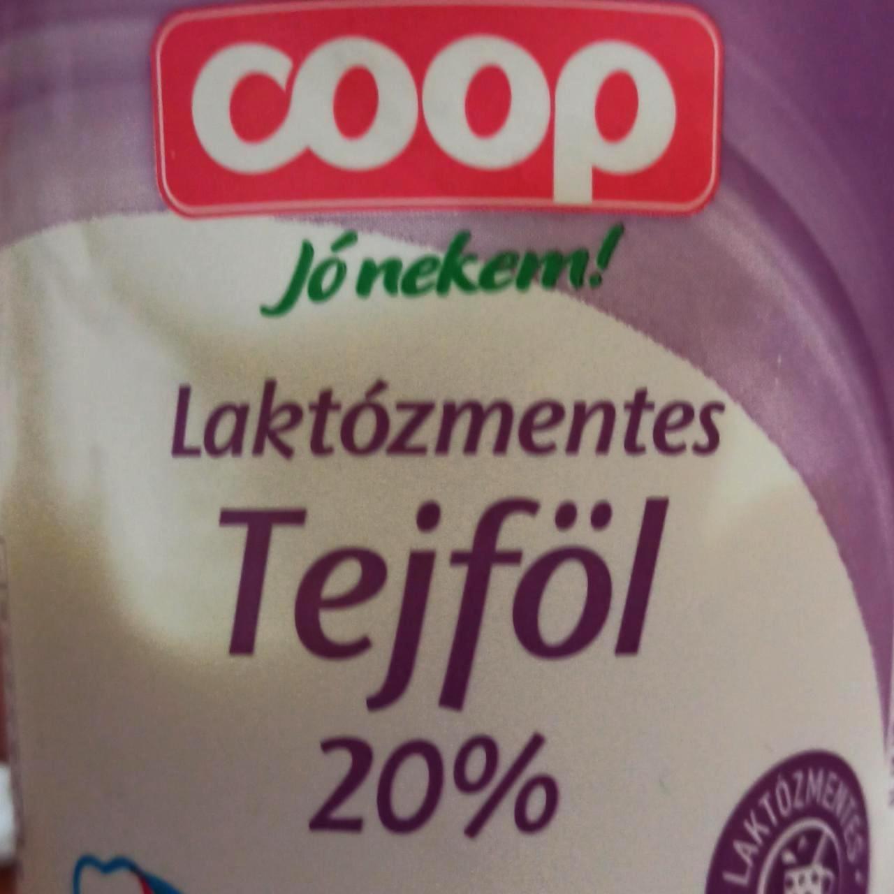 Képek - Laktózmentes tejföl 20% Coop