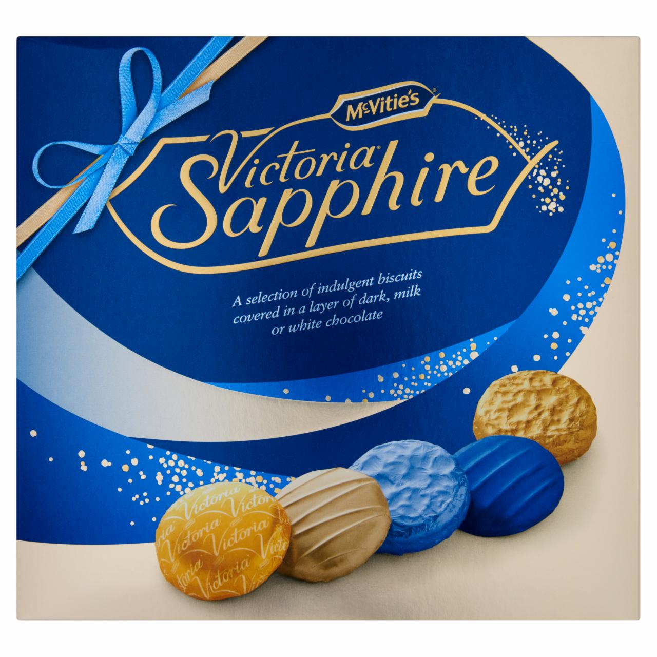 Képek - McVitie's Victoria Sapphire ét-, tej- és fehércsokoládé válogatás 385 g