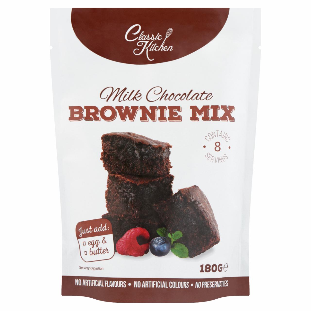 Képek - Classic Kitchen tejcsokoládés brownie alappor 180 g