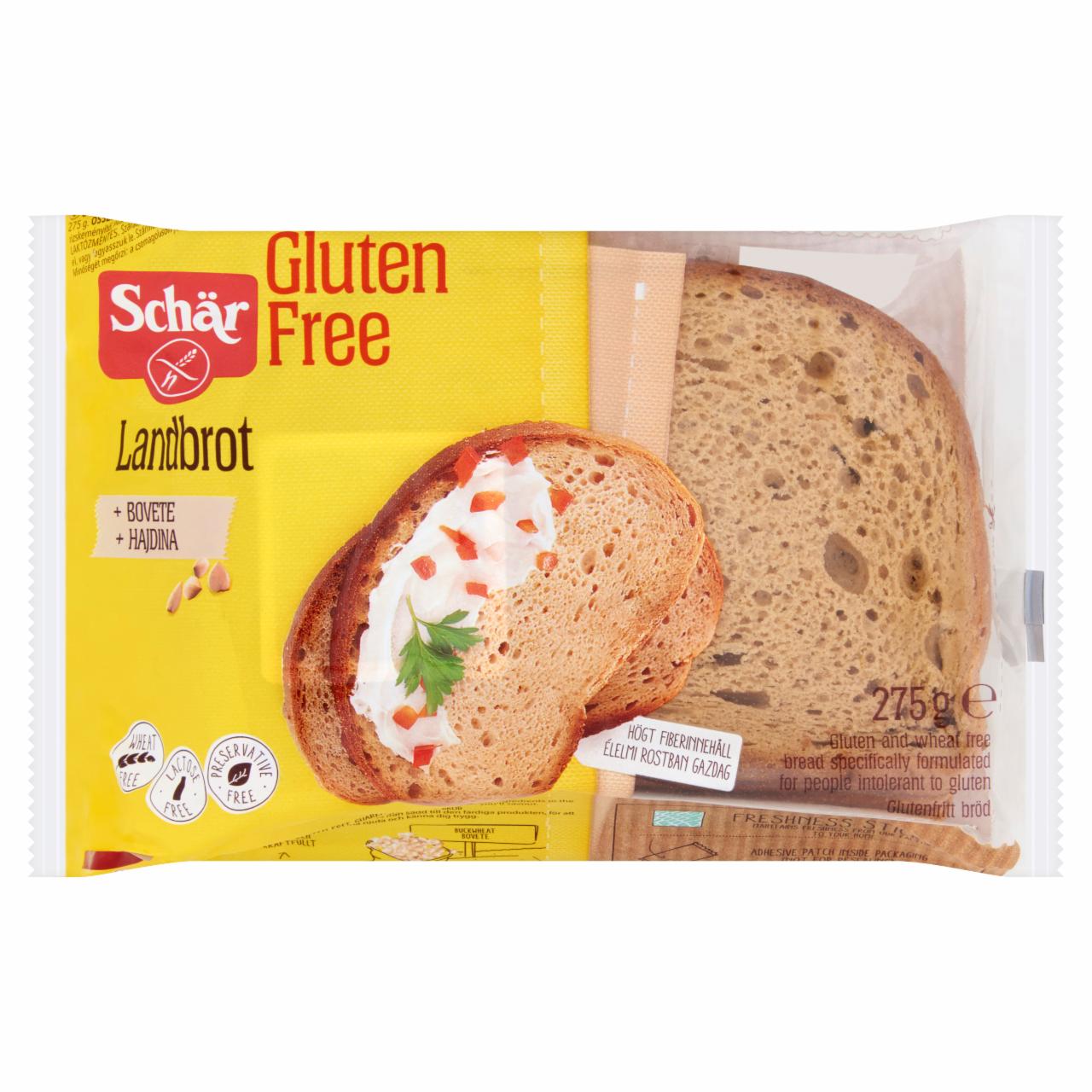 Képek - Schär gluténmentes kenyér 275 g