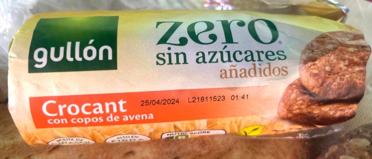 Képek - Gullón Crocant élelmi rostban gazdag keksz hozzáadott cukor nélkül, édesítőszerrel 280 g