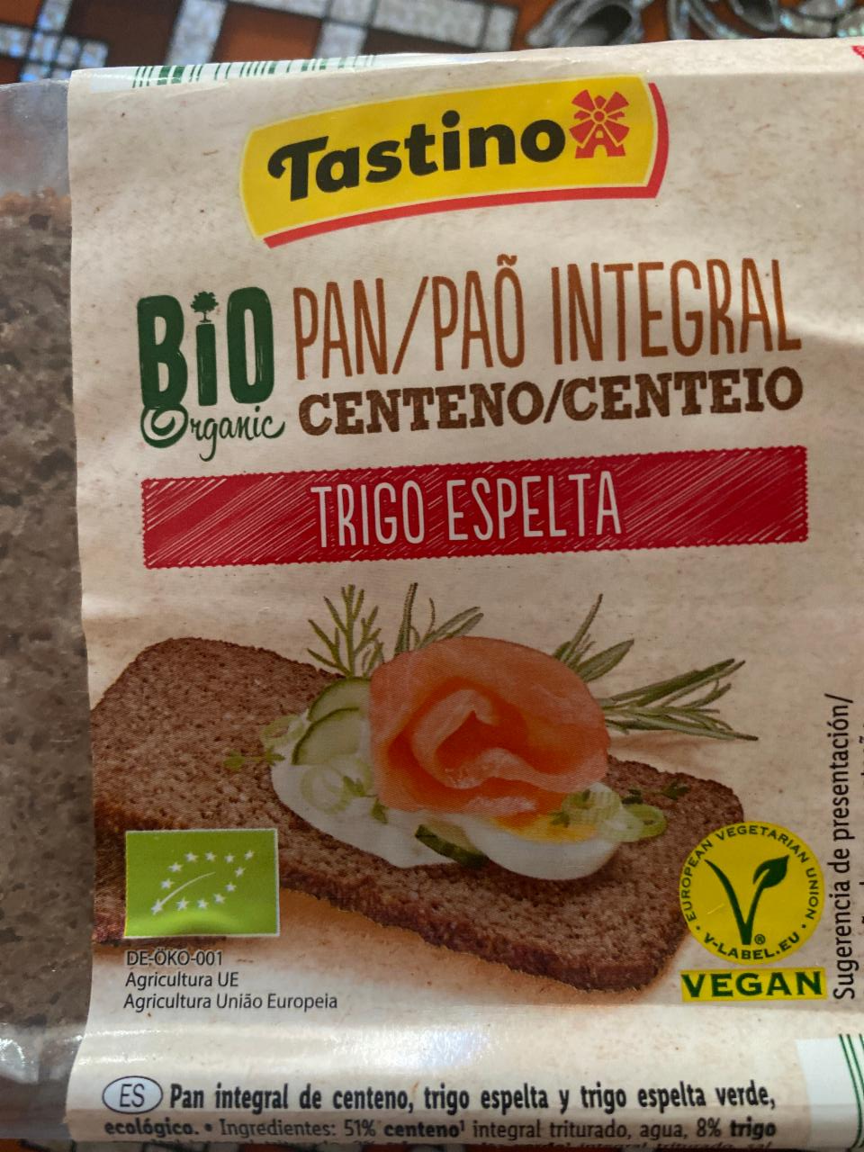 Képek - Bio wholemeal rye slices Tastino