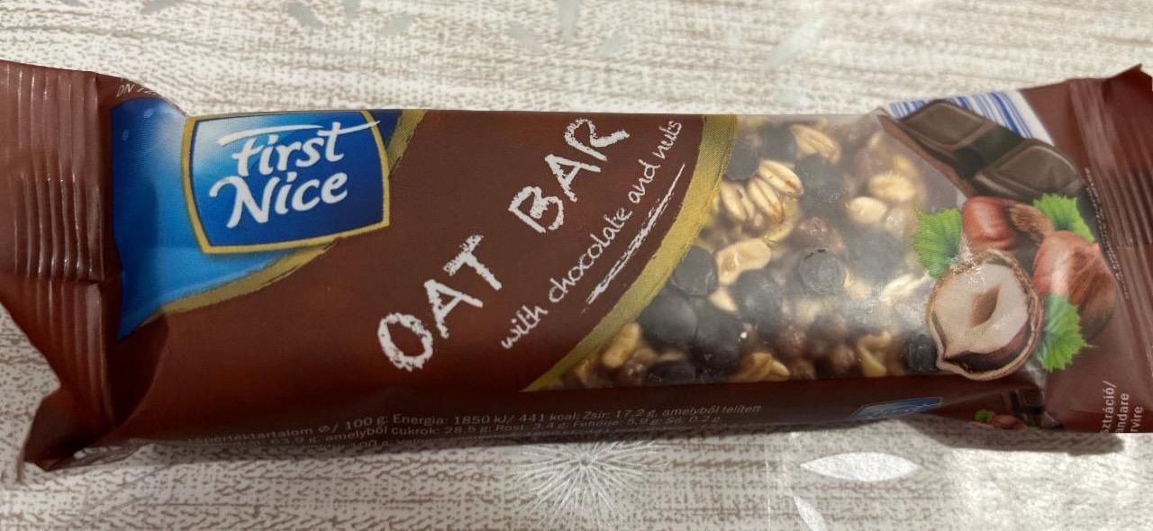 Képek - Oat Bar with chocolate and nuts FirstNice