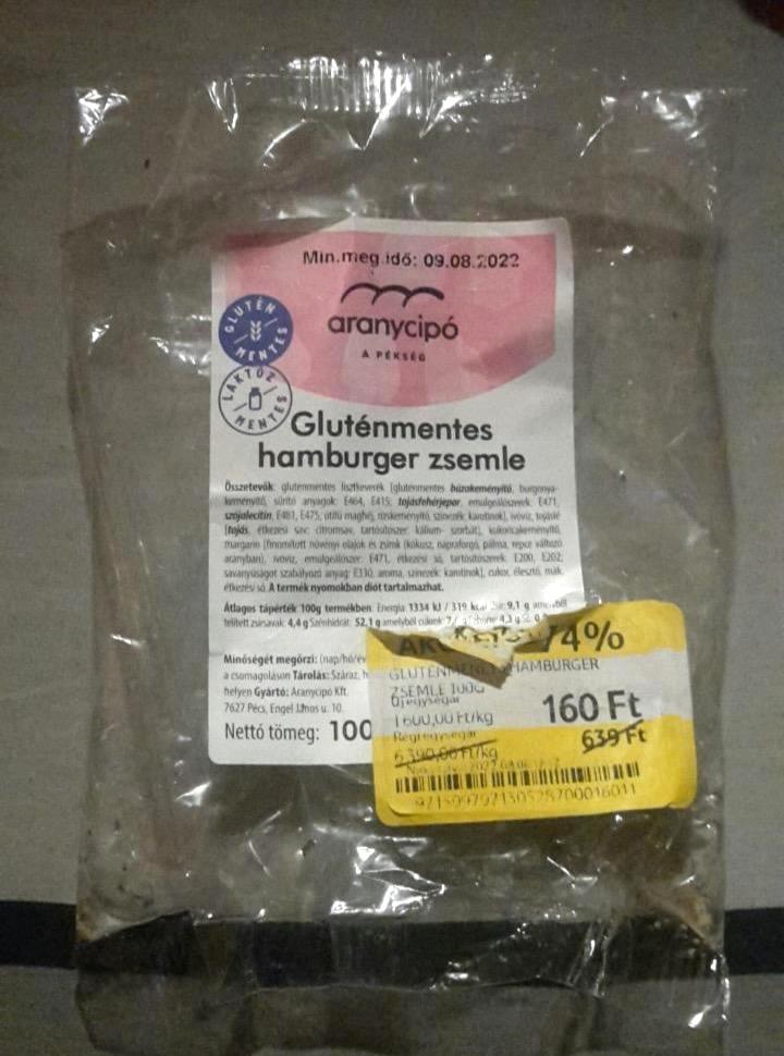 Képek - Aranycipó gluténmentes hamburger zsemle 100 g