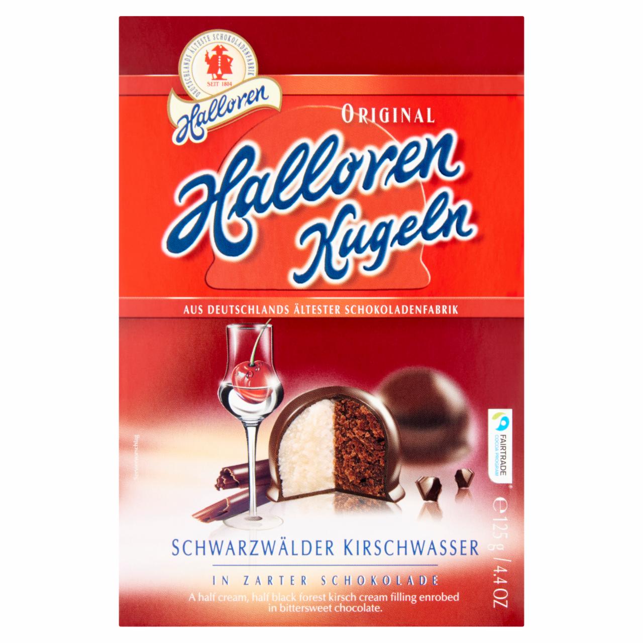 Képek - Halloren feketeerdős-meggyes csokigolyó 125 g