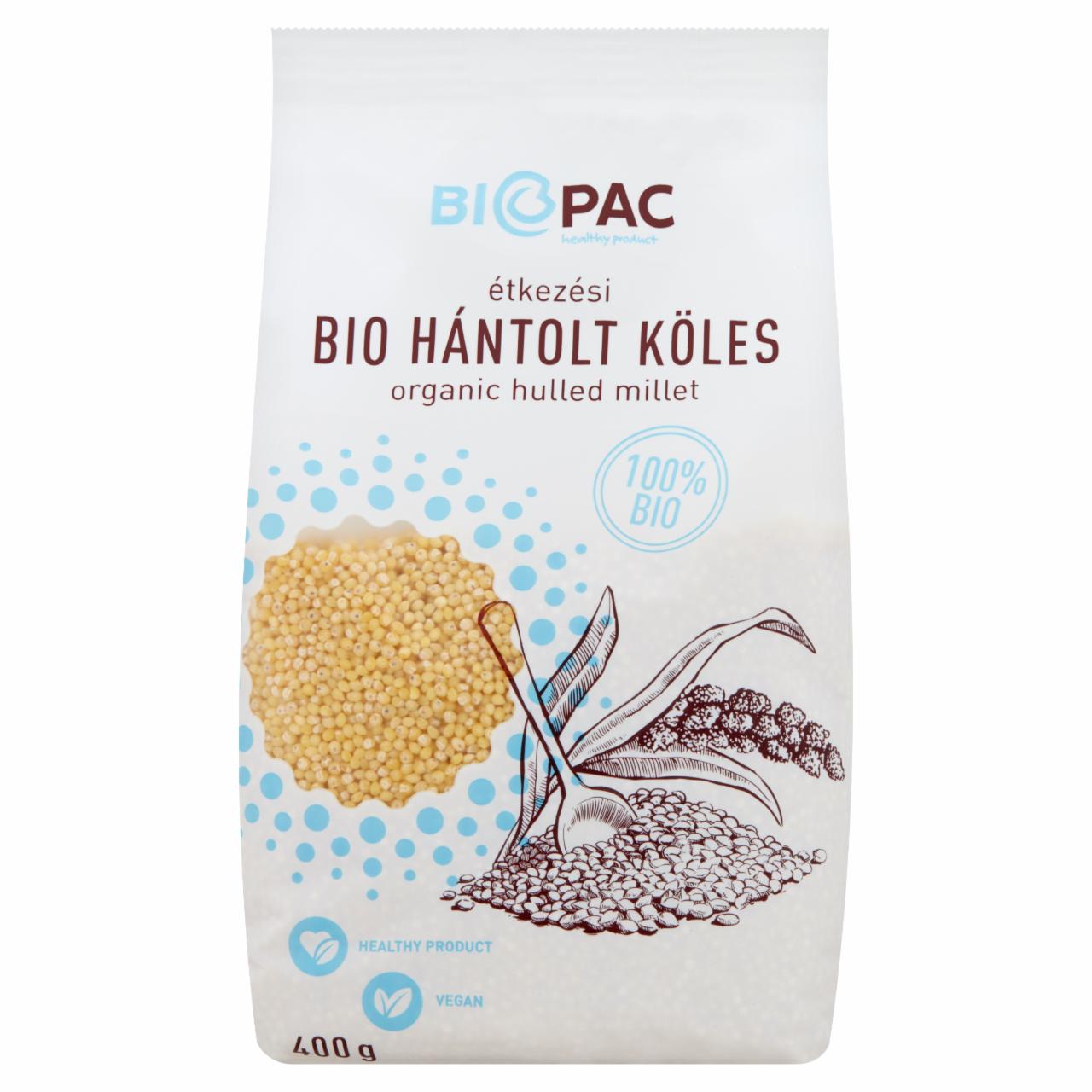 Képek - Biopac étkezési BIO hántolt köles 400 g