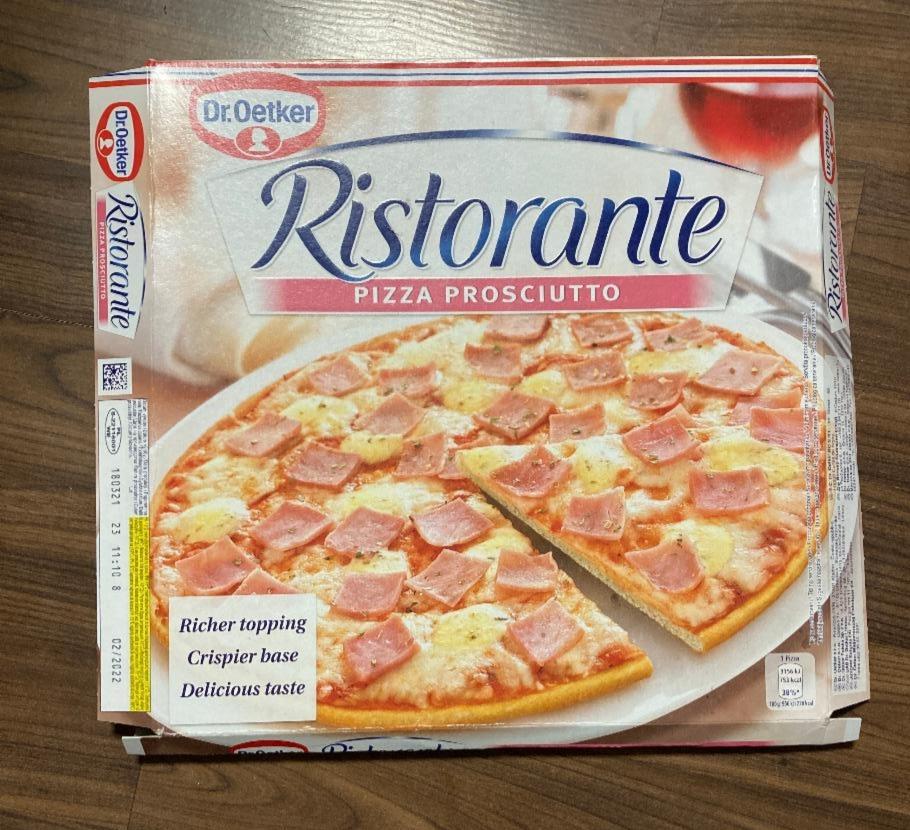 Képek - Dr. Oetker Ristorante Pizza Prosciutto gyorsfagyasztott pizza sonkával és sajttal 330 g