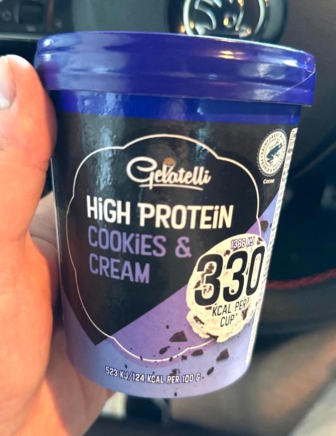 Képek - High protein fagylalt Cookies & cream Gelatelli