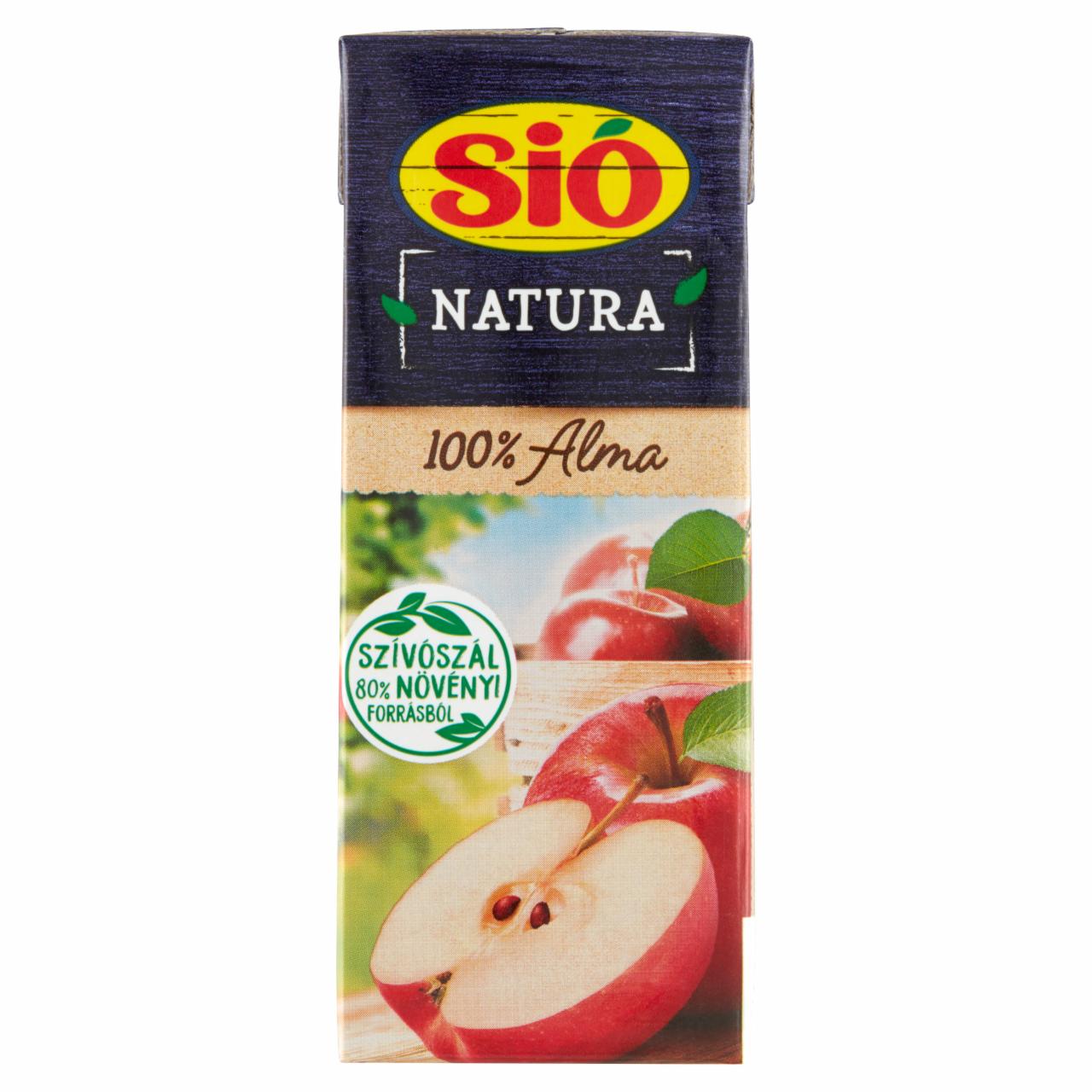 Képek - Sió Natura 100% szűrt almalé 0,2 l