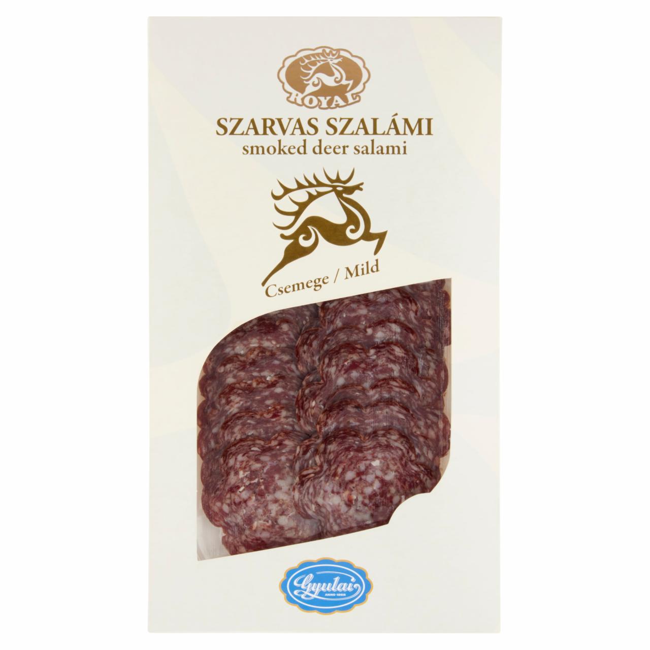 Képek - Gyulai Royal szeletelt csemege szarvas szalámi 70 g