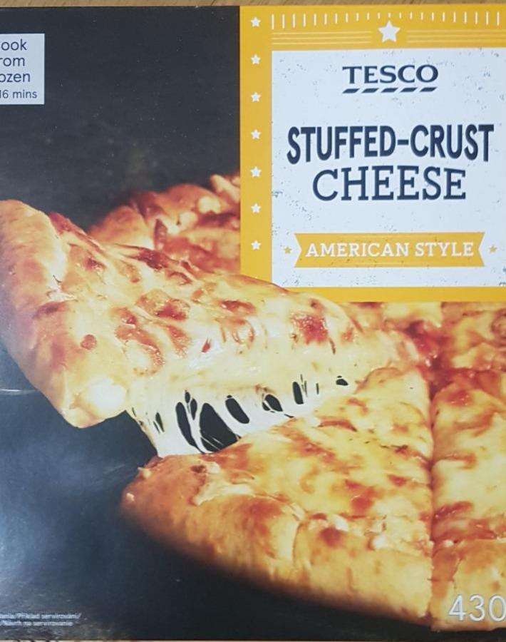 Képek - Tesco stuffed-crust cheese gyorsfagyasztott pizzalap 
