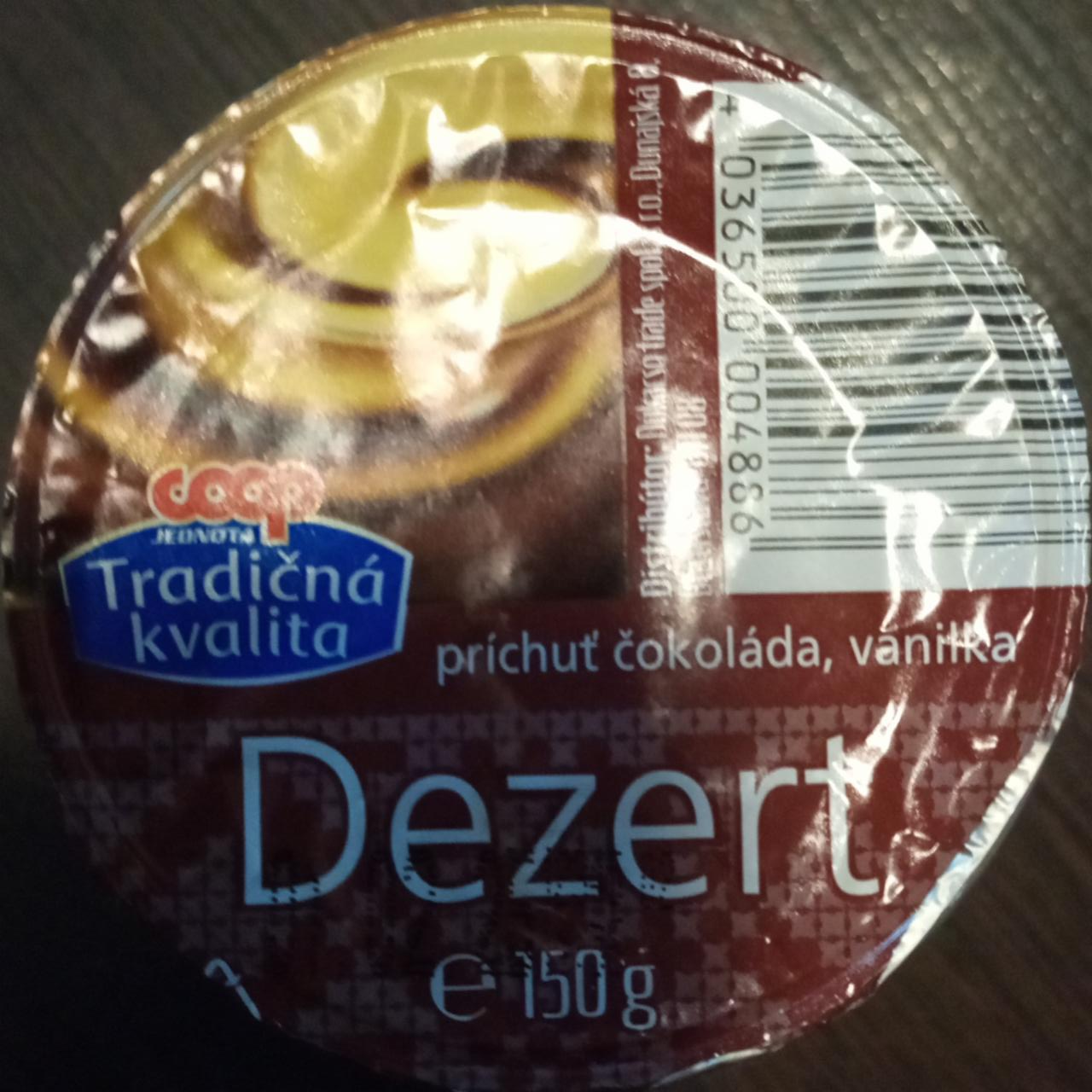 Képek - Dezert príchuť čokoláda vanilka Coop Jednota