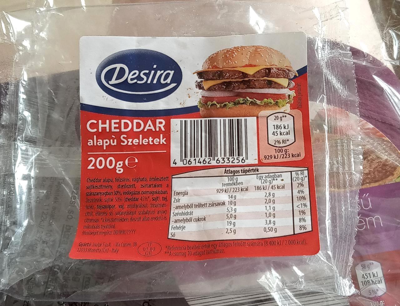 Képek - Cheddar alapú szeletek Desira