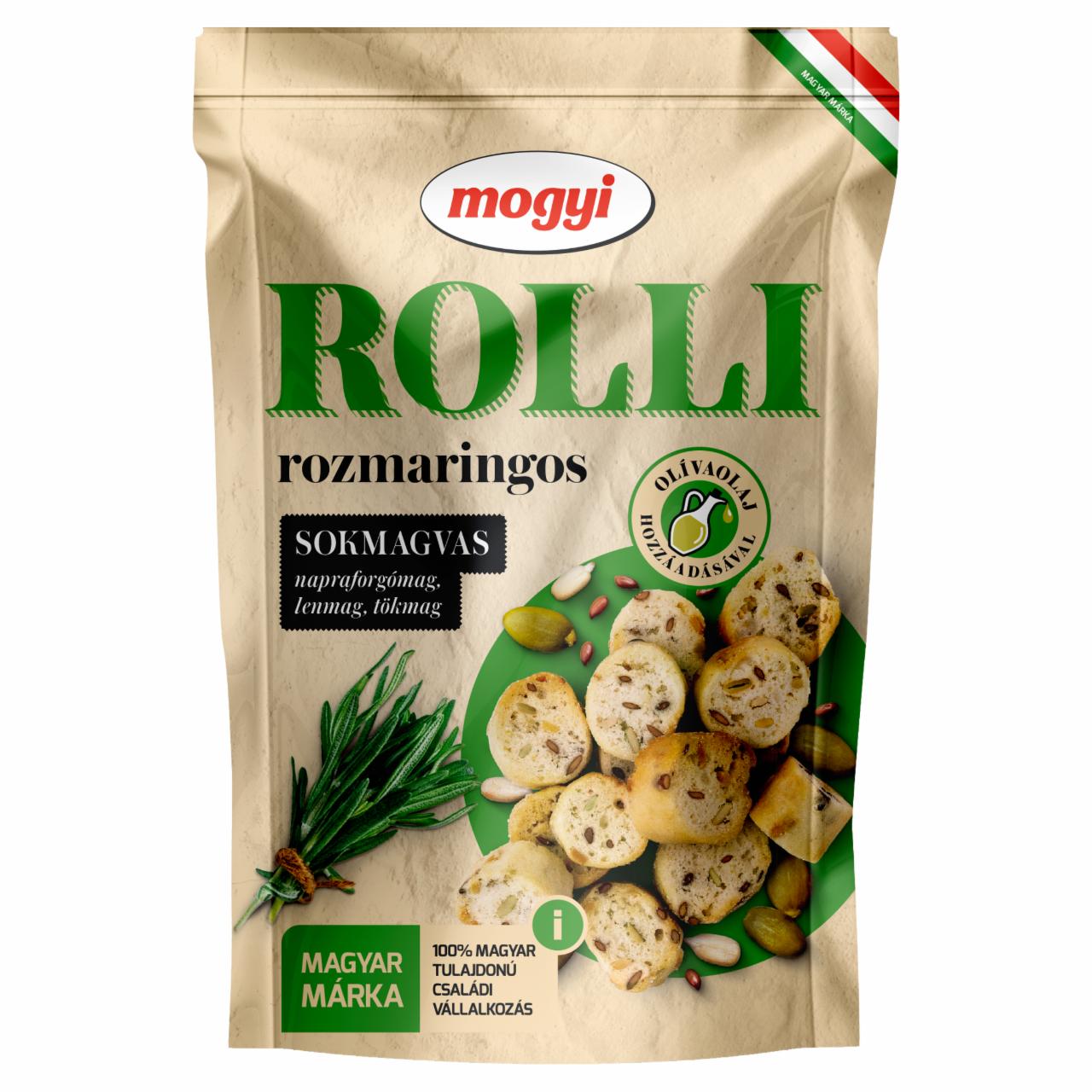 Képek - Mogyi Rolli rozmaringos, pirított, sokmagvas kenyérkarika 90 g