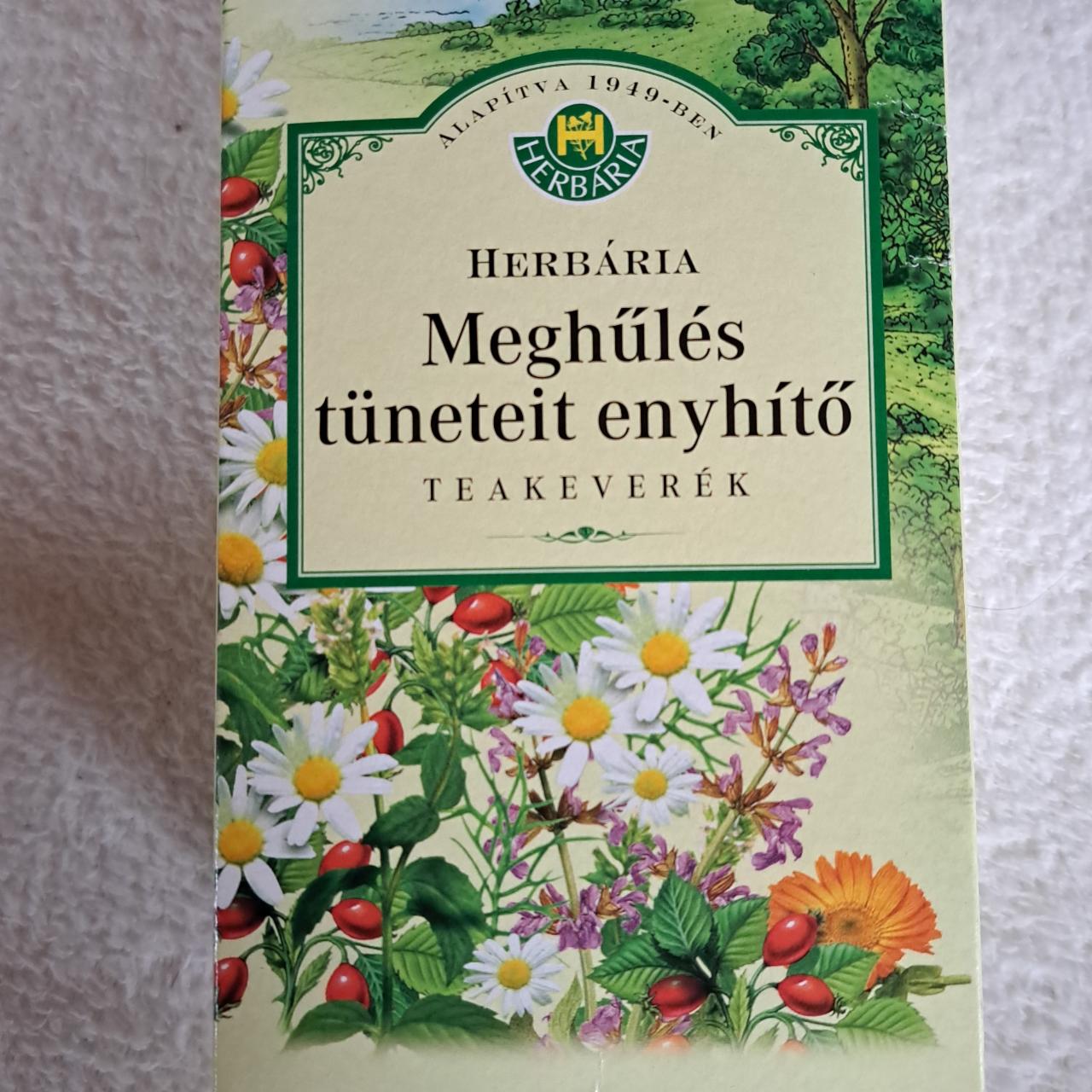 Képek - Meghűlés tüneteit enyhítő tea Herbária