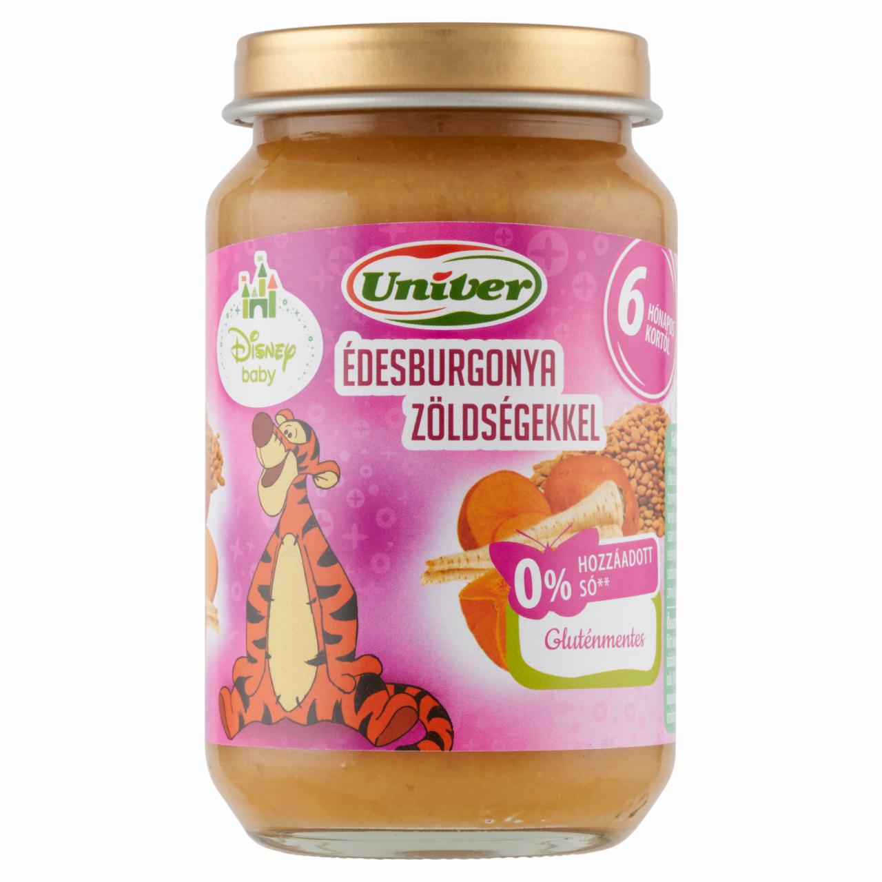 Képek - Univer Disney Baby édesburgonya zöldségekkel zöldségpüré bébiknek 6 hónapos kortól 163 g
