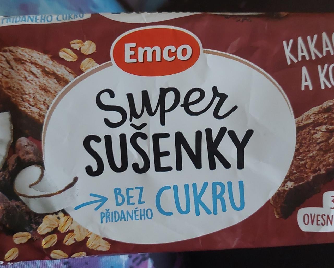Képek - Super sušenky bez přidaného cukru Kakao a kokos Emco