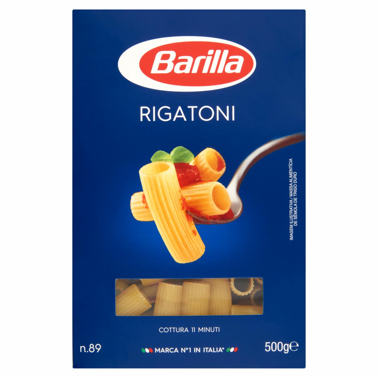 Képek - Barilla Rigatoni apró durum száraztészta 500 g