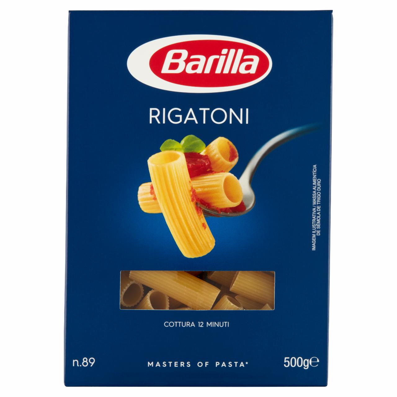 Képek - Barilla Rigatoni apró durum száraztészta 500 g