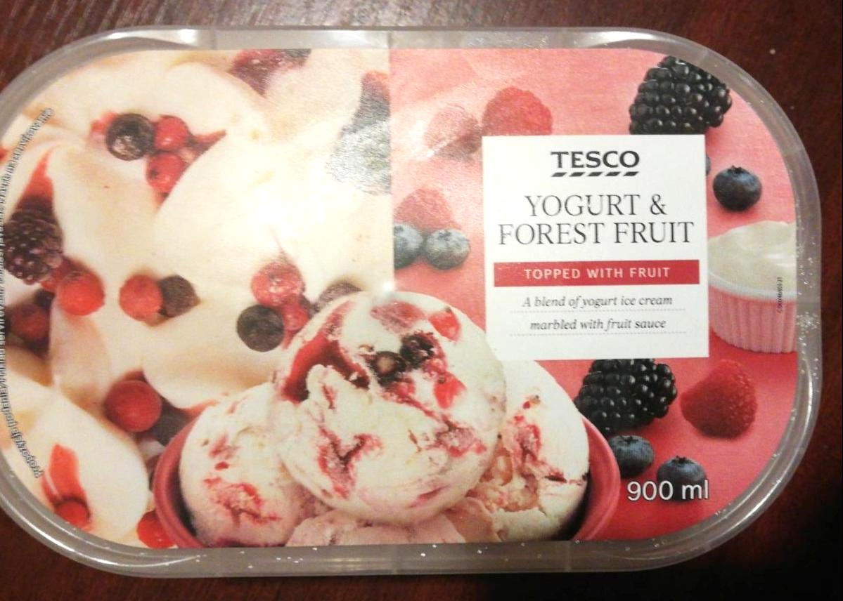 Képek - Jégkrém yoghurt & forest fruit Tesco