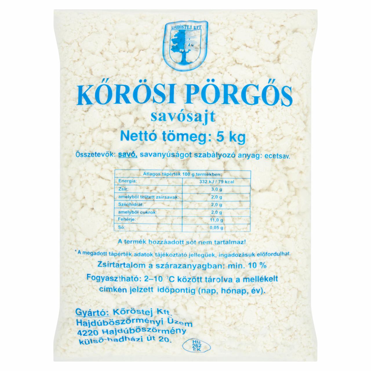 Képek - Kőrösi pörgős savósajt 5 kg