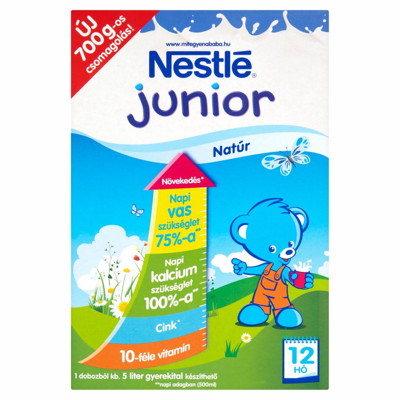 Képek - Nestlé Junior natúr gyerekital 12 hónapos kortól 700 g