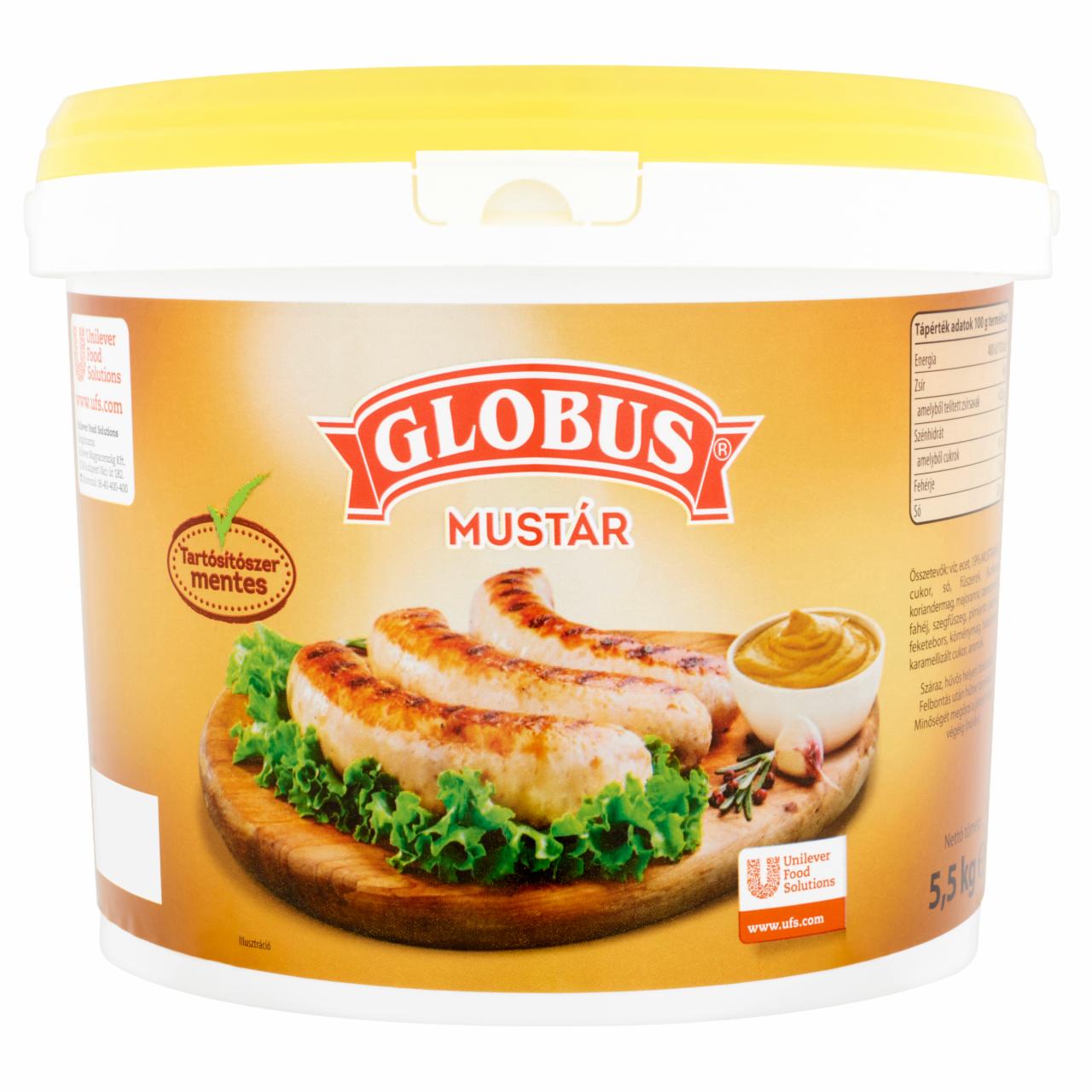 Képek - Globus mustár 5,5 kg