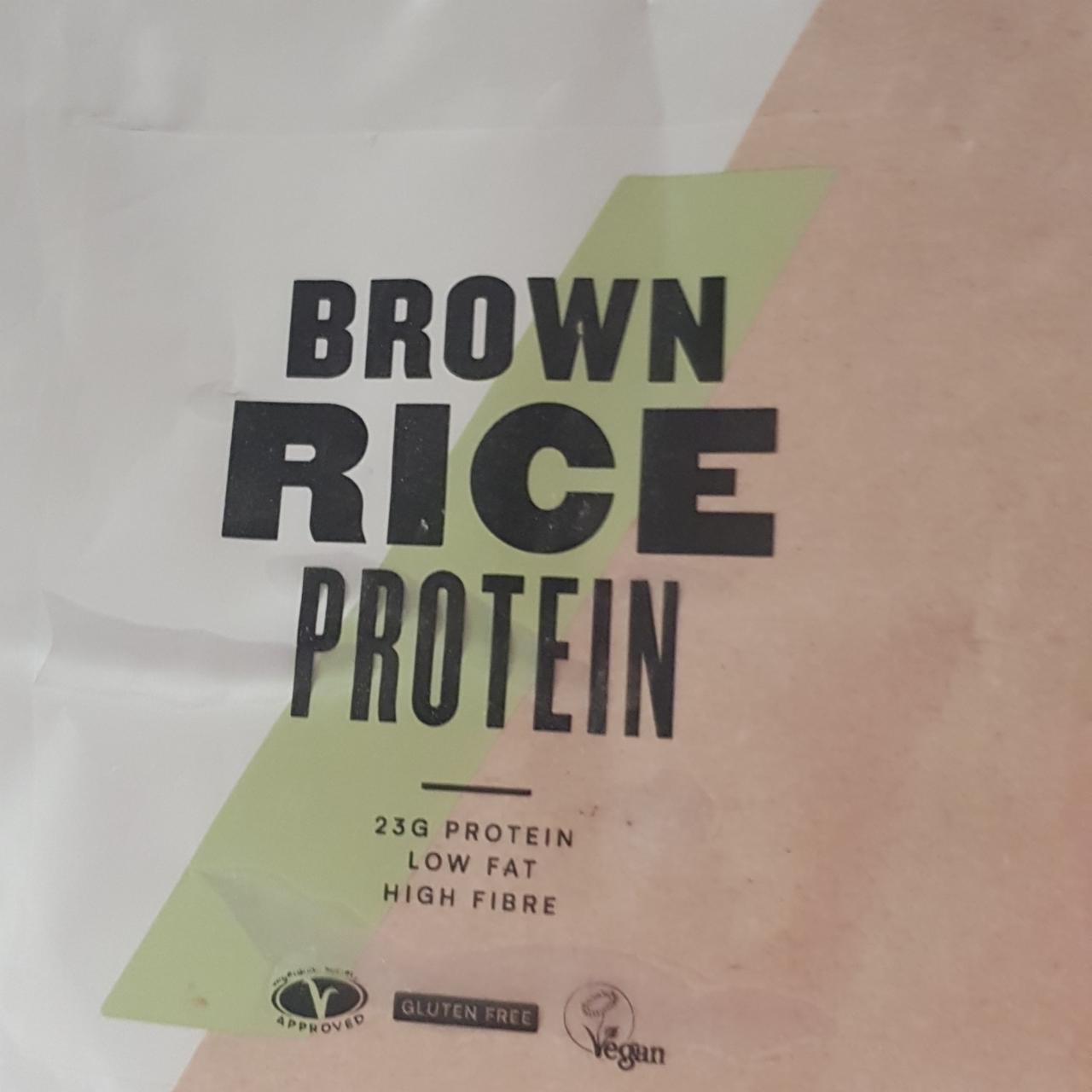 Képek - Brown rice protein MyVegan