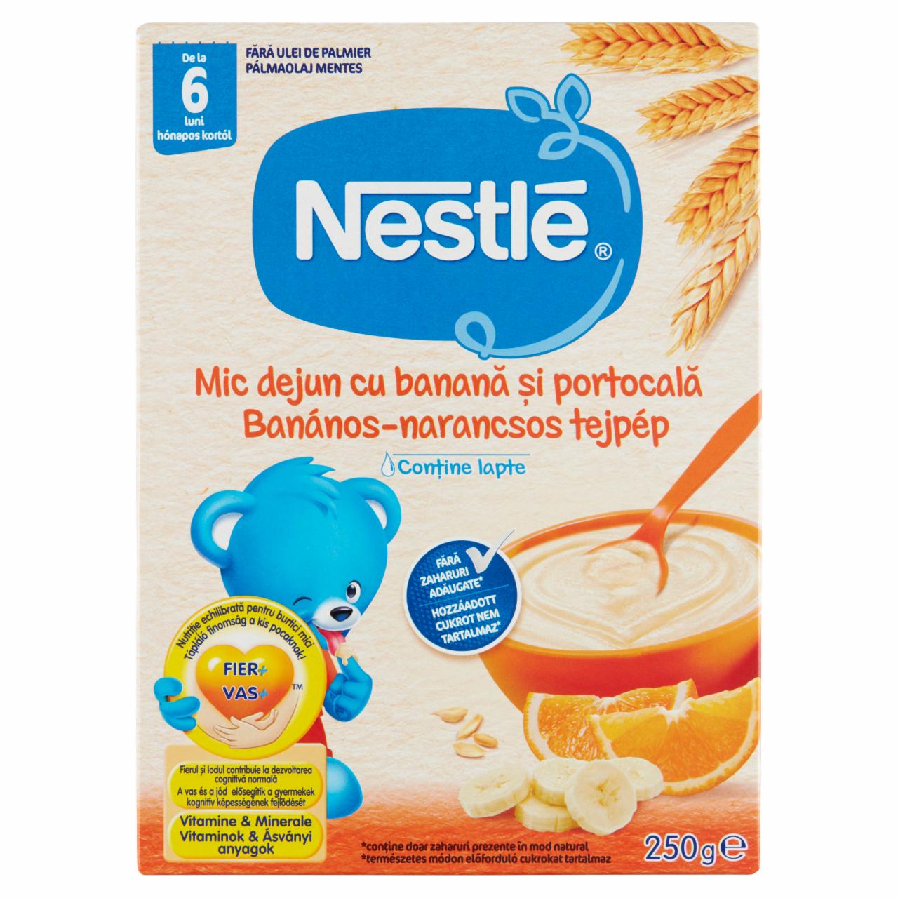 Képek - Nestlé banános-narancsos tejpép 6 hónapos kortól 250 g