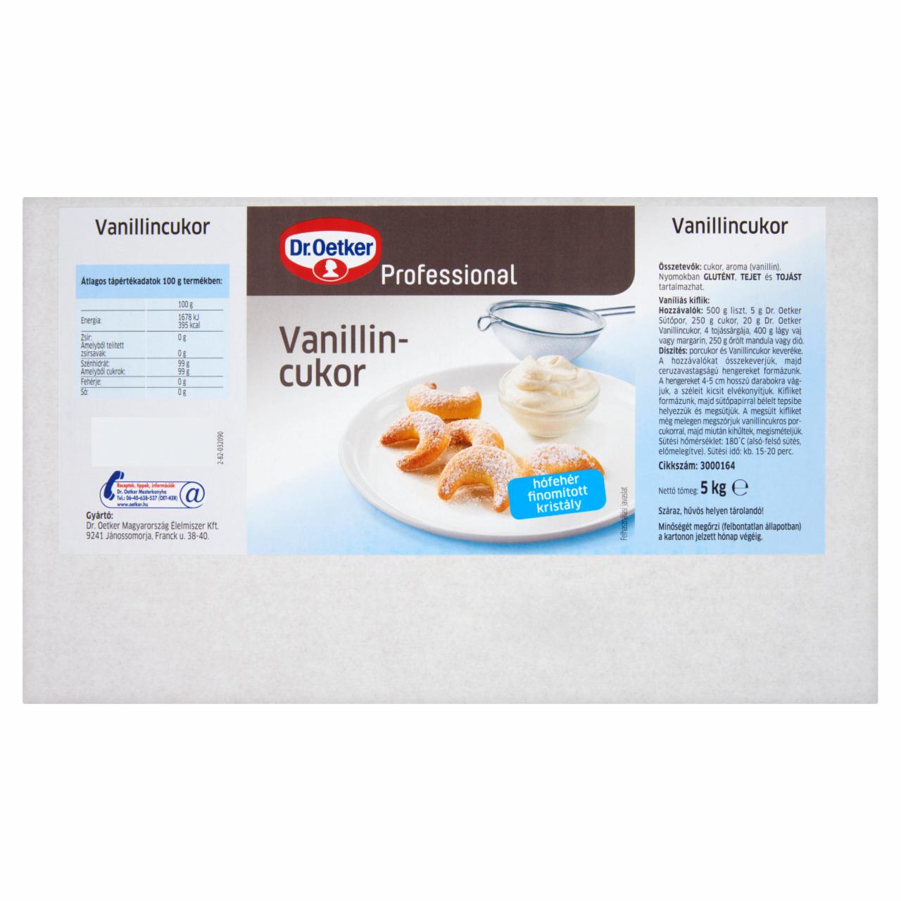 Képek - Dr. Oetker Professional vanillincukor 5 kg