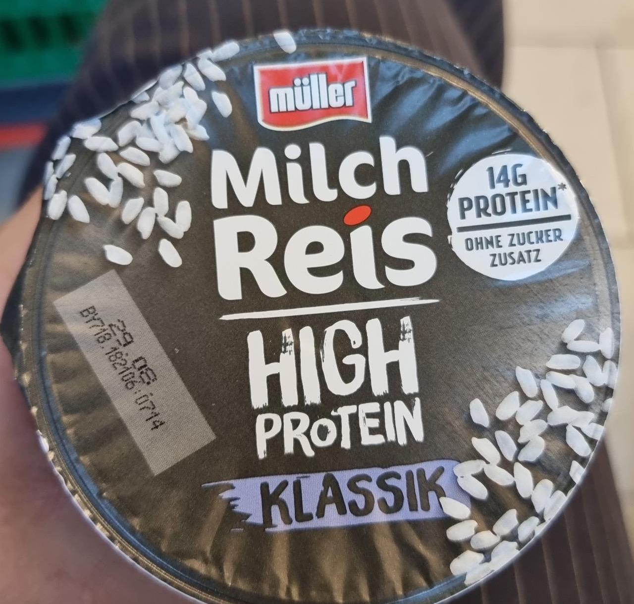 Képek - Tejberizs klassik high protein Müller