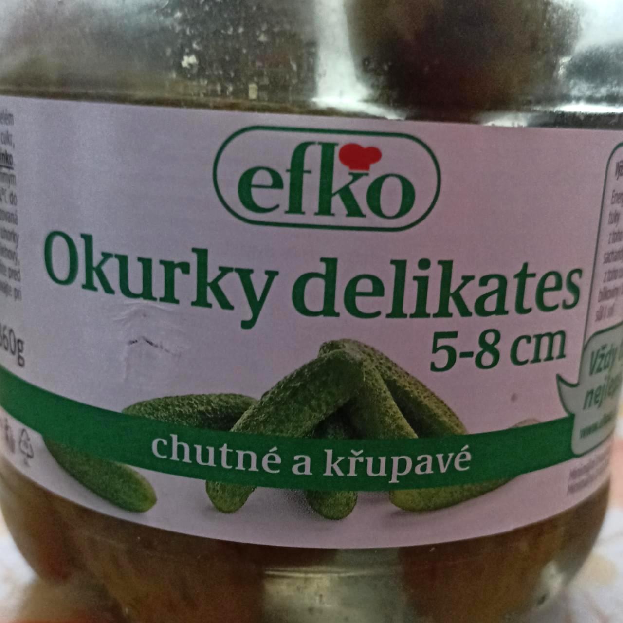 Képek - Okurky delikates 5-8cm Efko