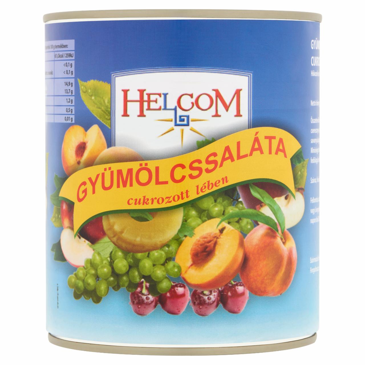 Képek - Helcom gyümölcssaláta cukrozott lében 820 g