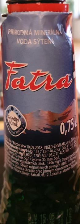 Képek - Fatra extra, természetes szénsavas ásványvíz