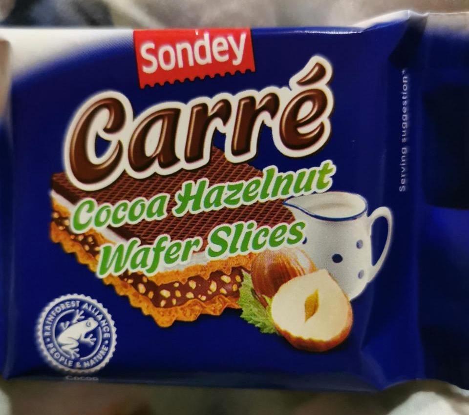 Képek - Carré Cocoa hazelnut wafer slices Sondey