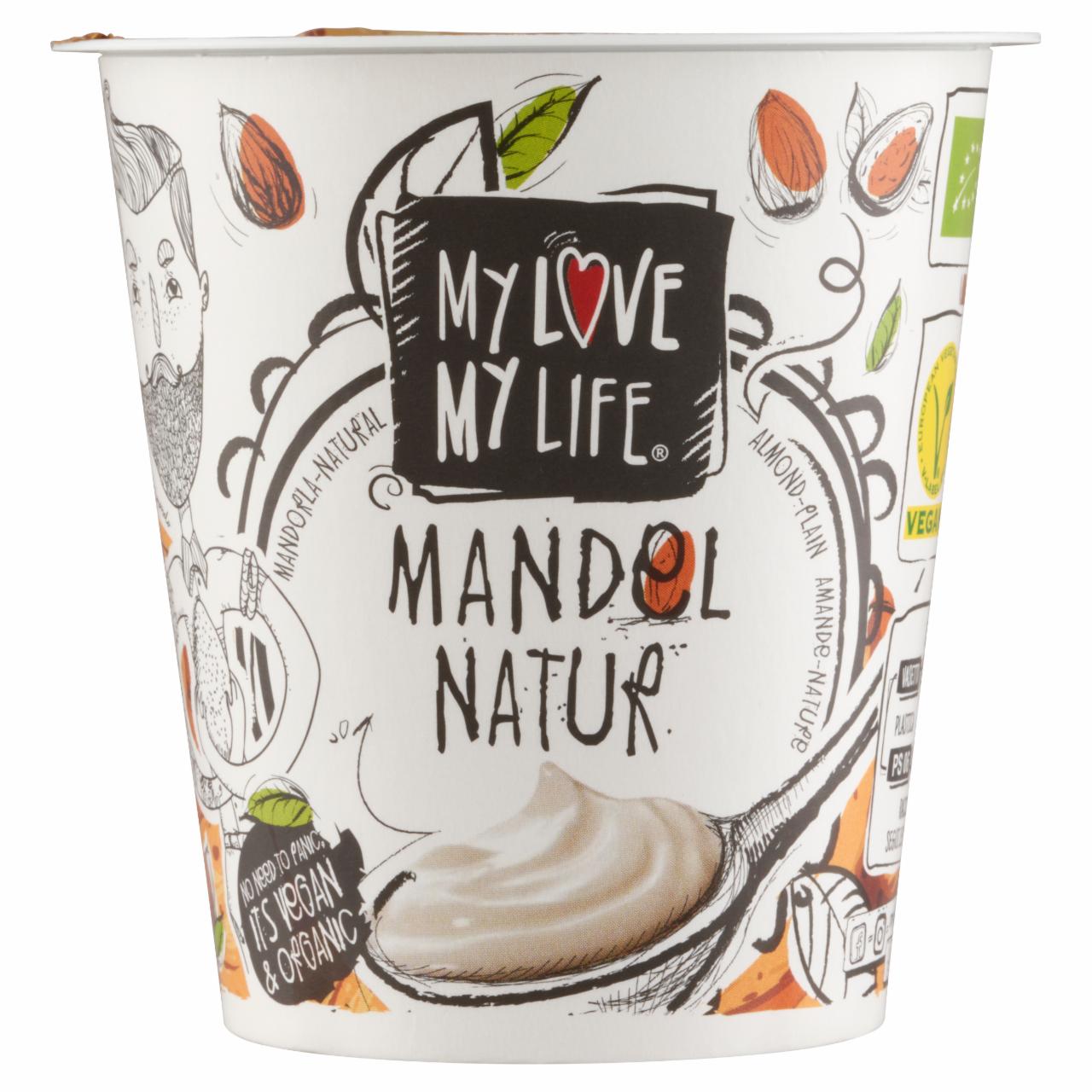 Képek - My Love My Life natúr bio mandulagurt 125 g 