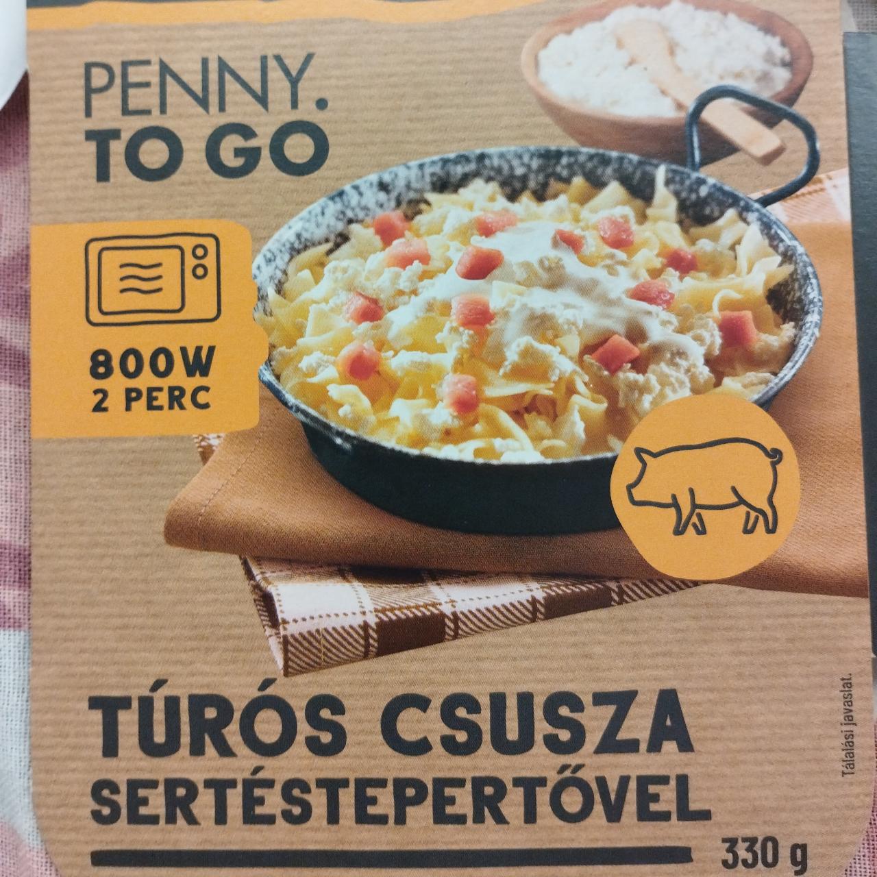 Képek - Túrós csusza sertéstepertővel Penny to go