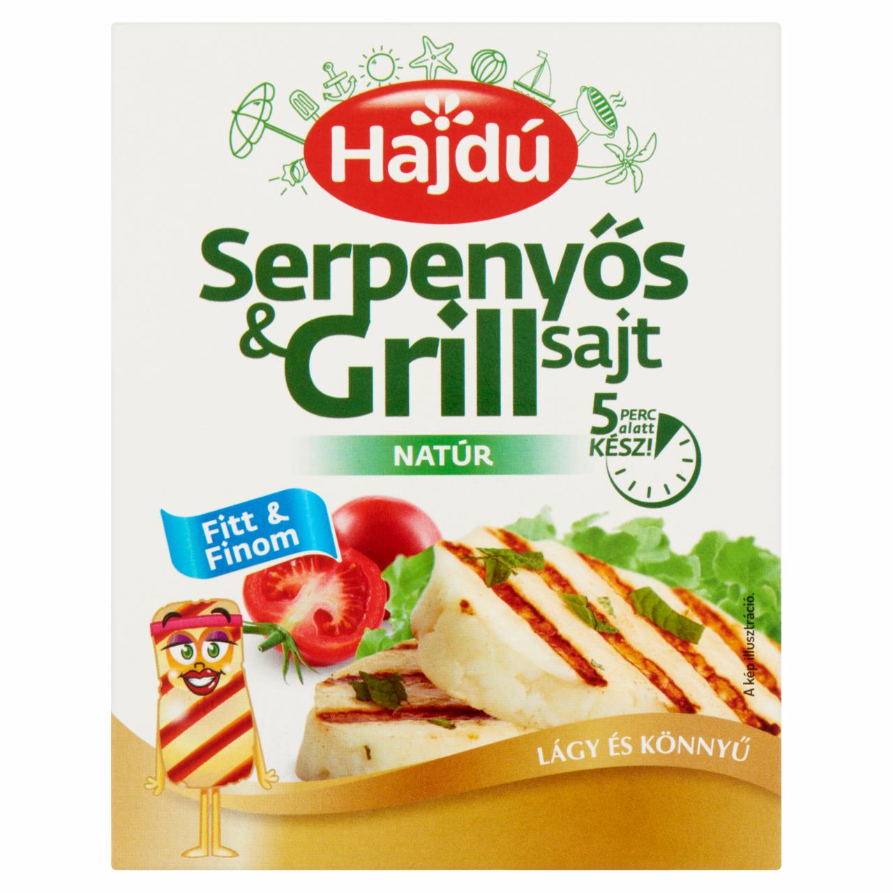 Képek - Hajdú natúr serpenyős & grillsajt 225 g