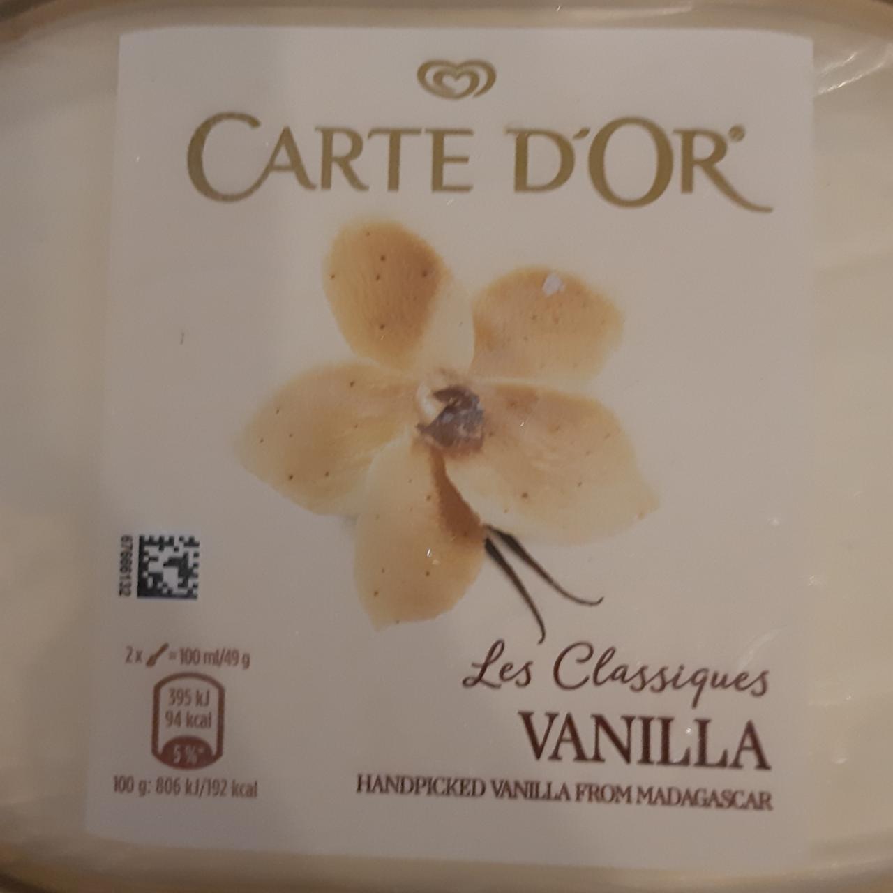 Képek - Carte d'Or vanília jégkrém 1500 ml