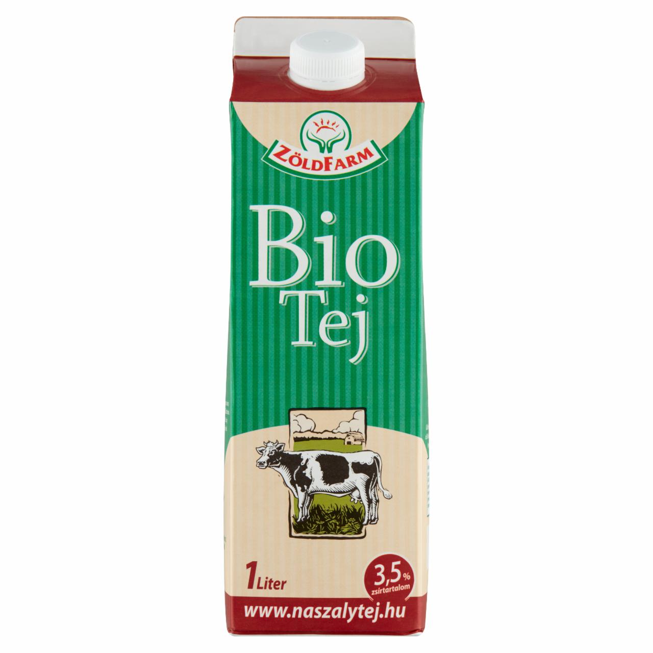 Képek - Zöldfarm BIO tej 3,5% 1 l