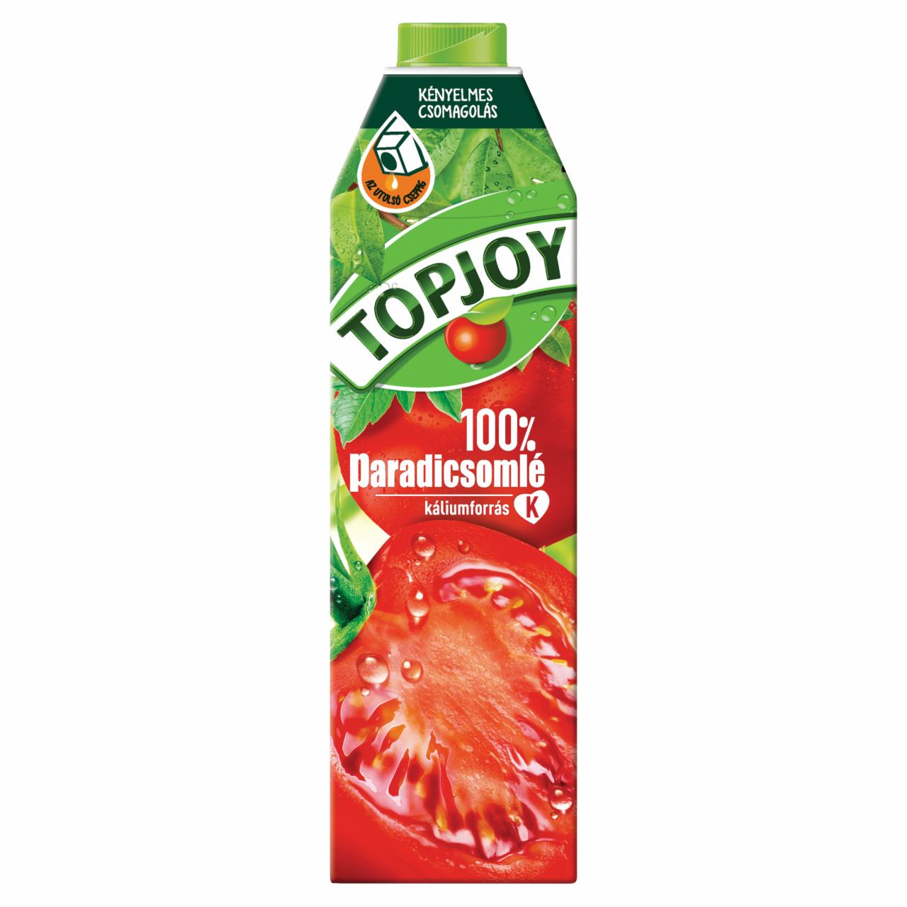 Képek - Topjoy 100% enyhén fűszerezett paradicsomlé 1 l