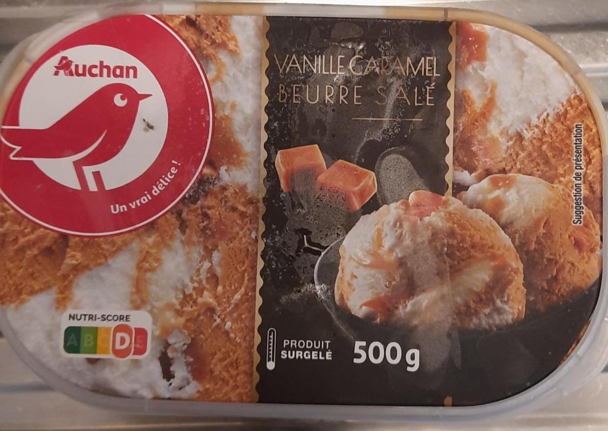 Képek - Jégkrém vanília-karamell Auchan Nívó
