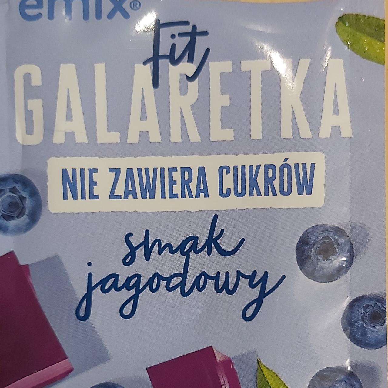 Képek - Fit GALARETKA smak jagodowy Emix