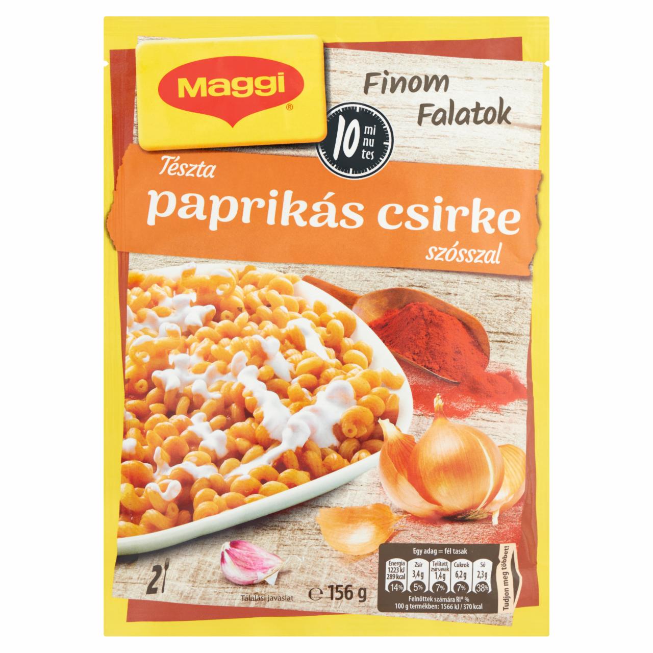 Képek - Maggi Párperc Tészta paprikás csirke 156 g