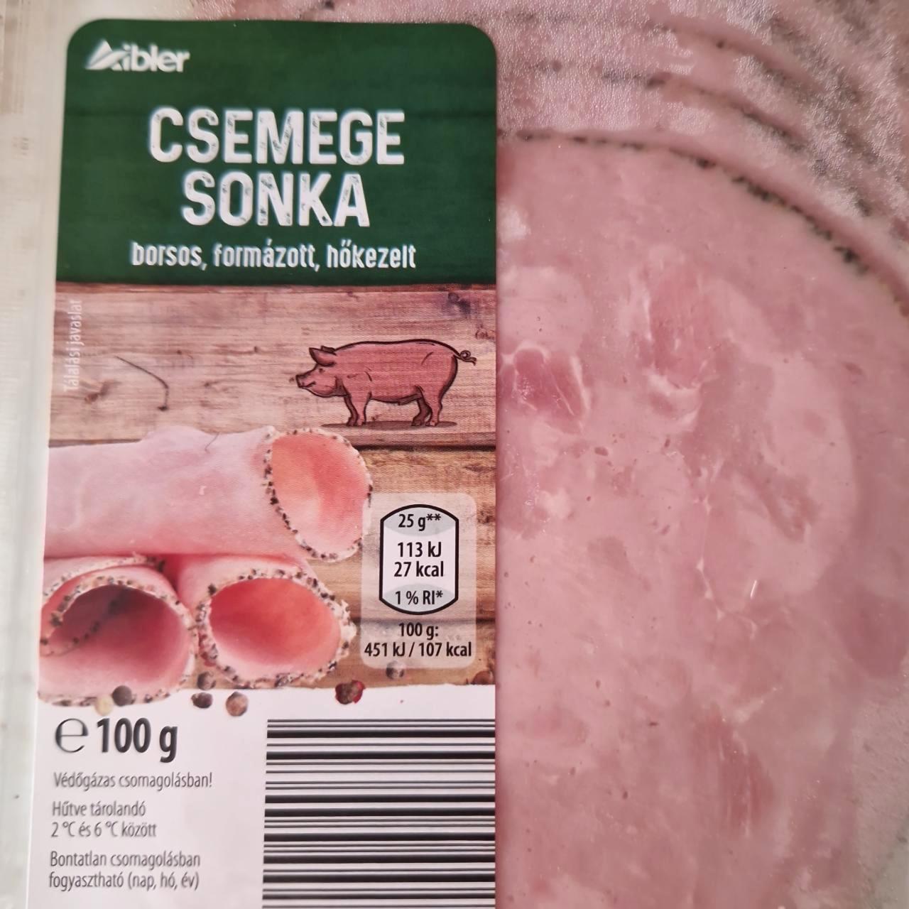 Képek - Csemege sonka borsos, formázott, hőkezelt Aibler