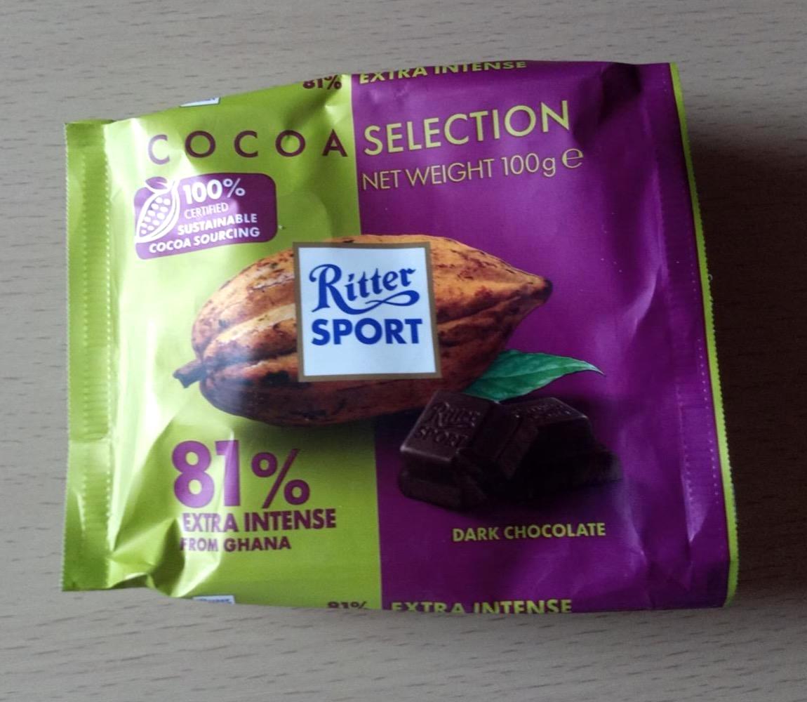 Képek - Cocoa selection Dark chocolate Ritter sport