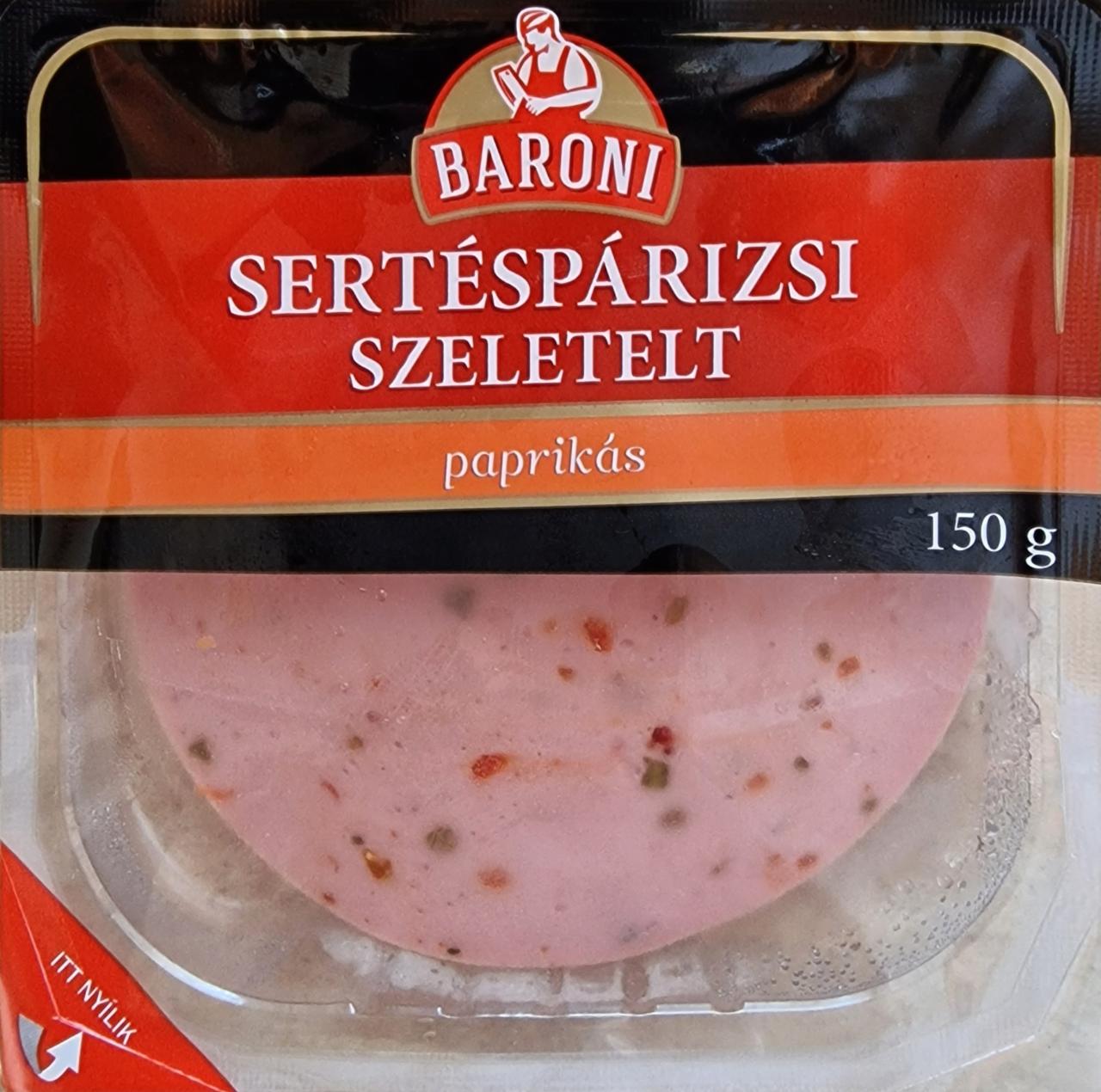 Képek - Sertés párizsi szeletelt paprikás Baroni