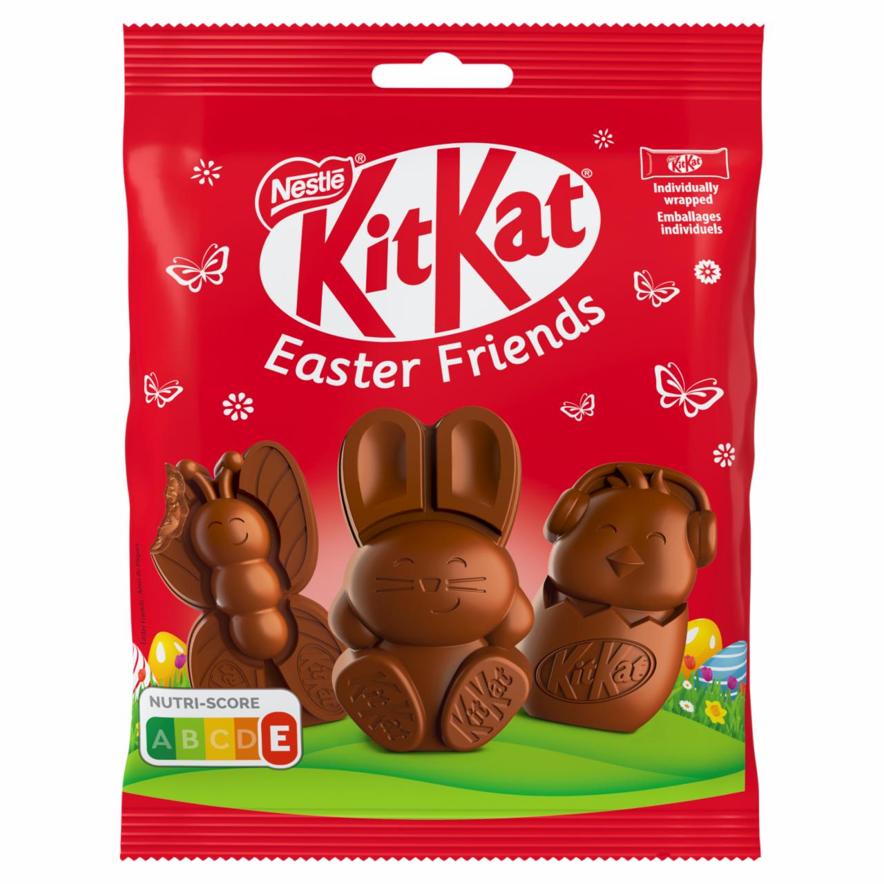 Képek - KitKat Húsvéti Barátok tejcsokoládé zsírszegény kakaós krémmel, rizspehellyel 65 g