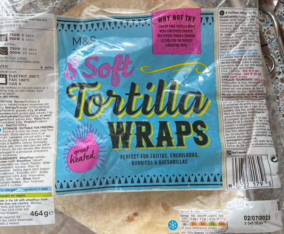 Képek - Soft tortilla wraps Marks & Spencer