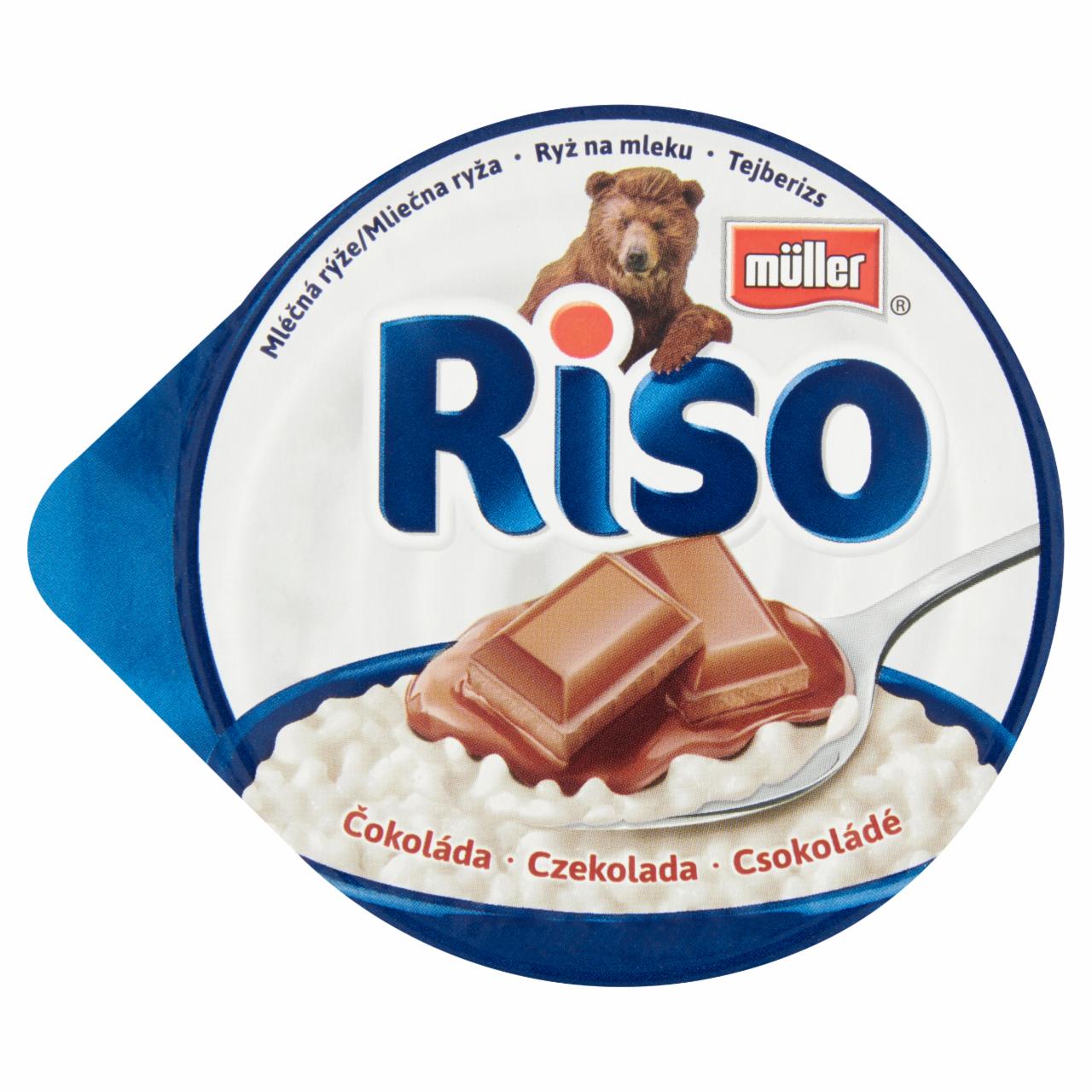 Képek - Müller Riso tejberizs desszert csokoládé ízű készítménnyel 200 g